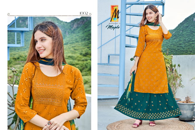 Maple By Master Designer Readymade Suits Catalog
